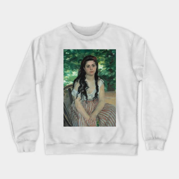 En ete - La bohemienne by Auguste Renoir Crewneck Sweatshirt by Classic Art Stall